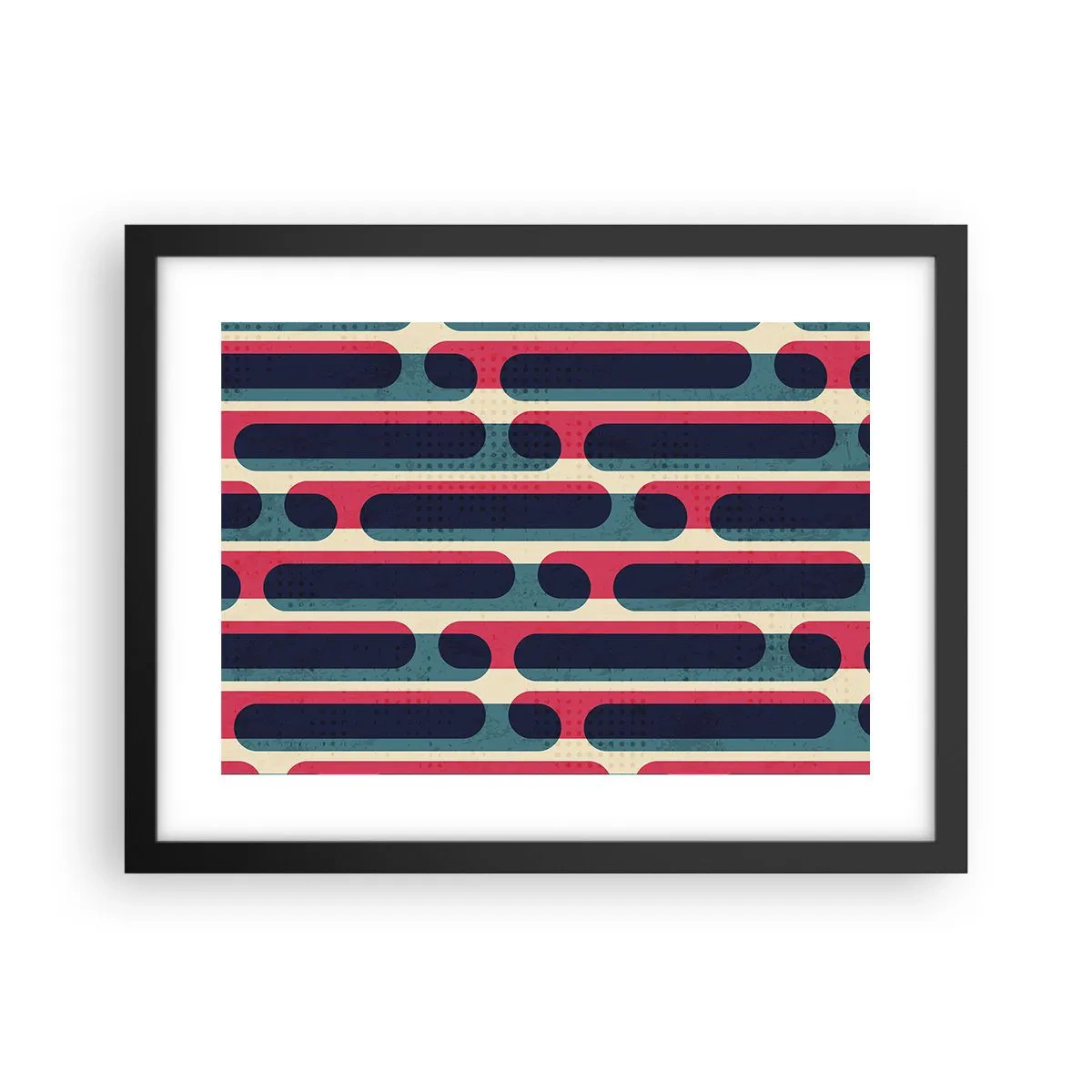 Plakat w czarnej ramie - W głąb i do przodu - 40x30 cm