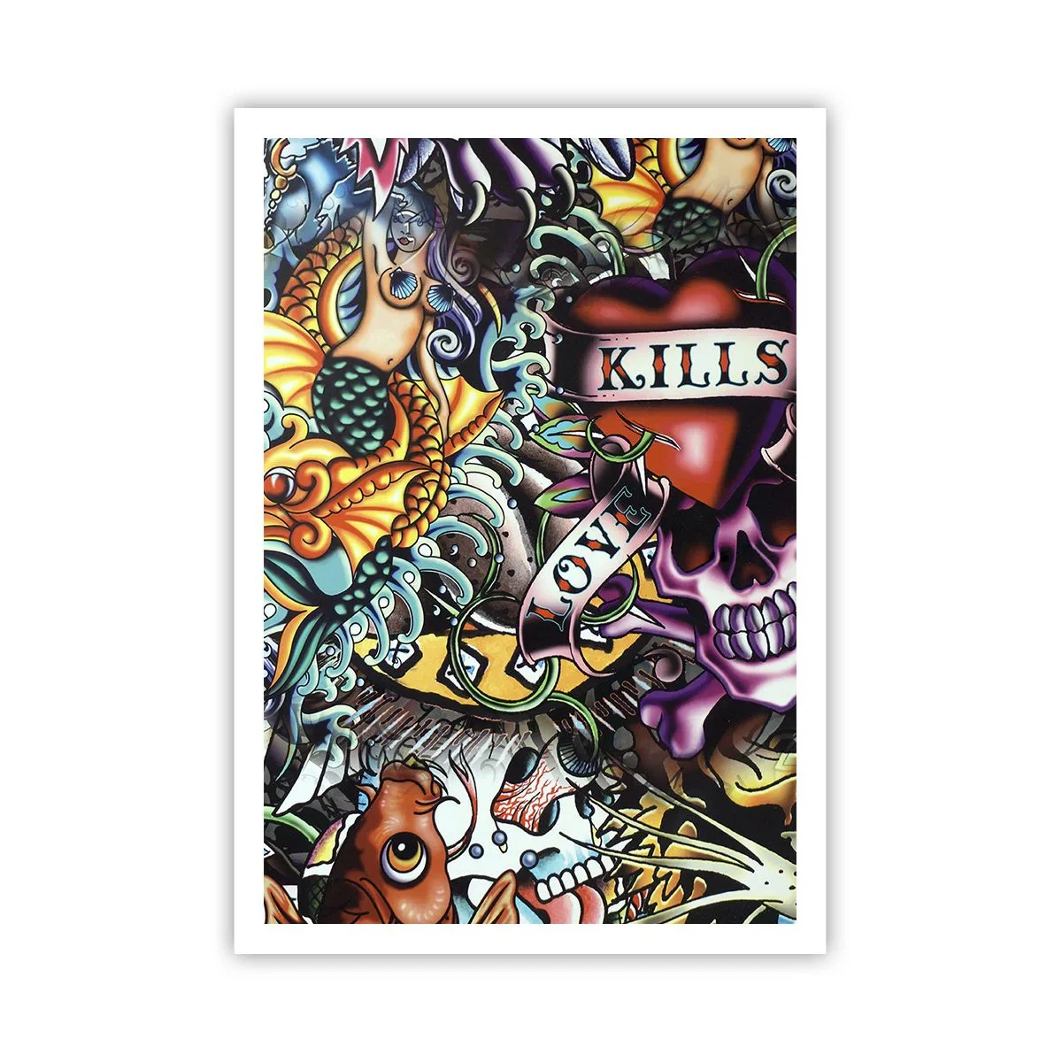 Plakat - Sen tatuażysty - 70x100 cm