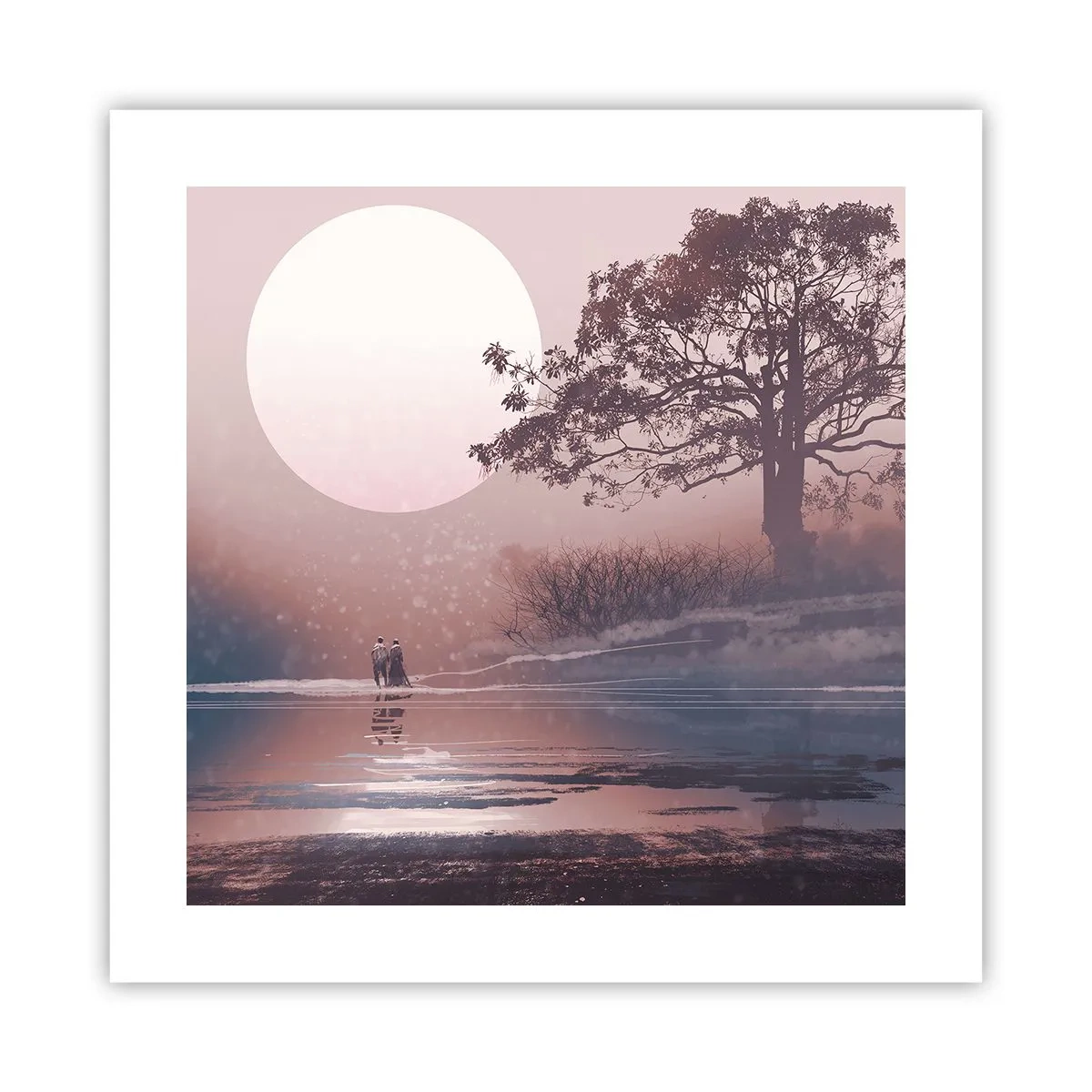 Plakat - Nocne dziwy - 40x40 cm