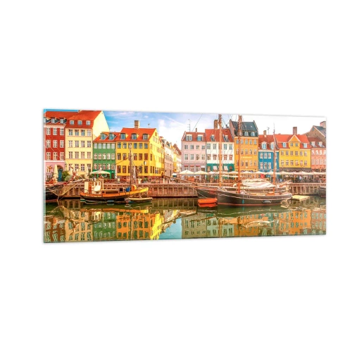 Obraz na szkle - Nad wodą gładką jak lustro - 100x40 cm