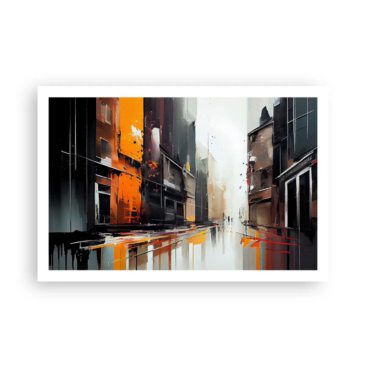 Plakat - Deszczowy dzień - 91x61 cm