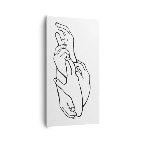 Obraz na płótnie - Dobry dotyk - 65x120 cm