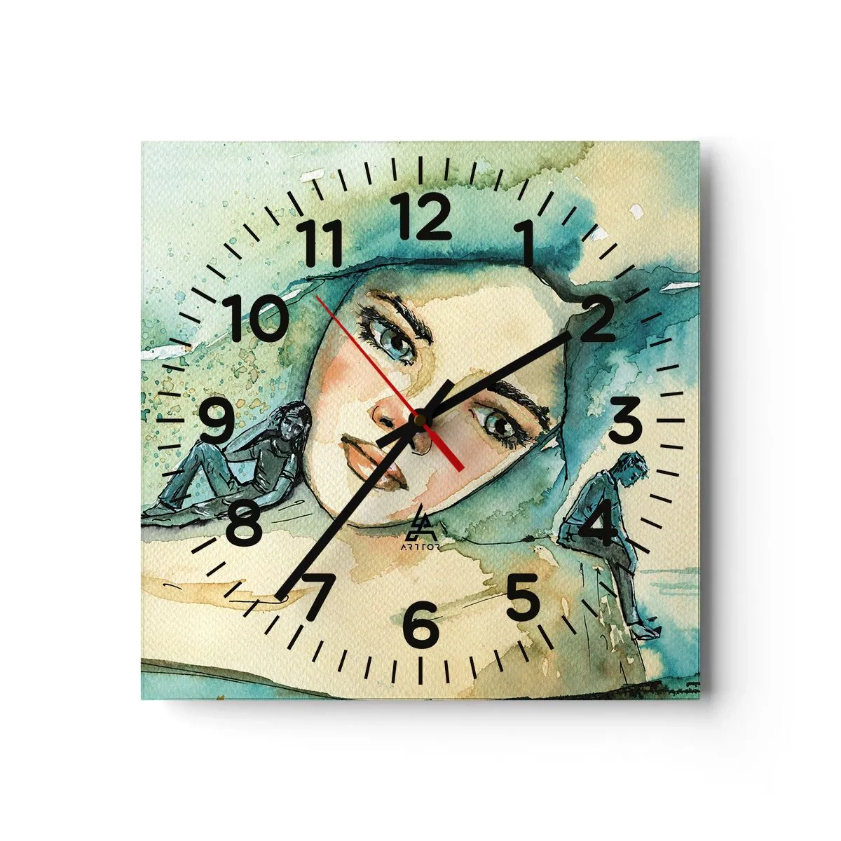 Zegar ścienny - Am I blue? - 30x30 cm