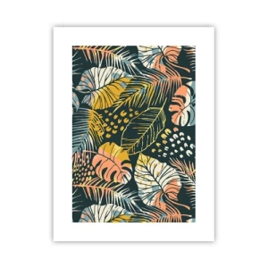 Plakat - Liściasta fantazja - 30x40 cm