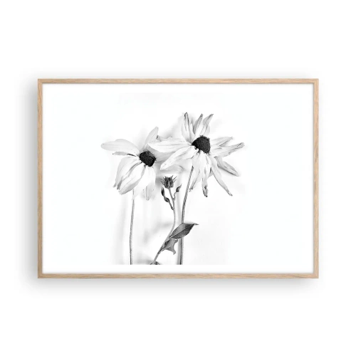 Plakat w ramie jasny dąb - Nikt nie chce być sam - 100x70 cm