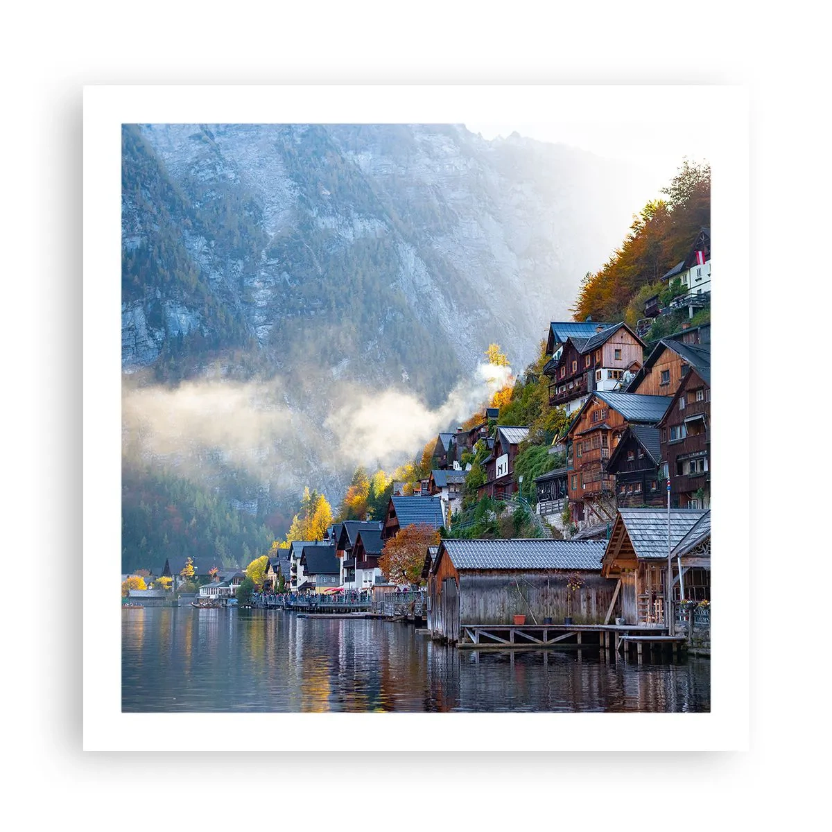 Plakat - Alpejskie klimaty - 60x60 cm