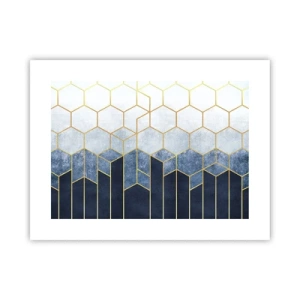 Plakat - Kompozycja w synkopowym rytmie - 40x30 cm