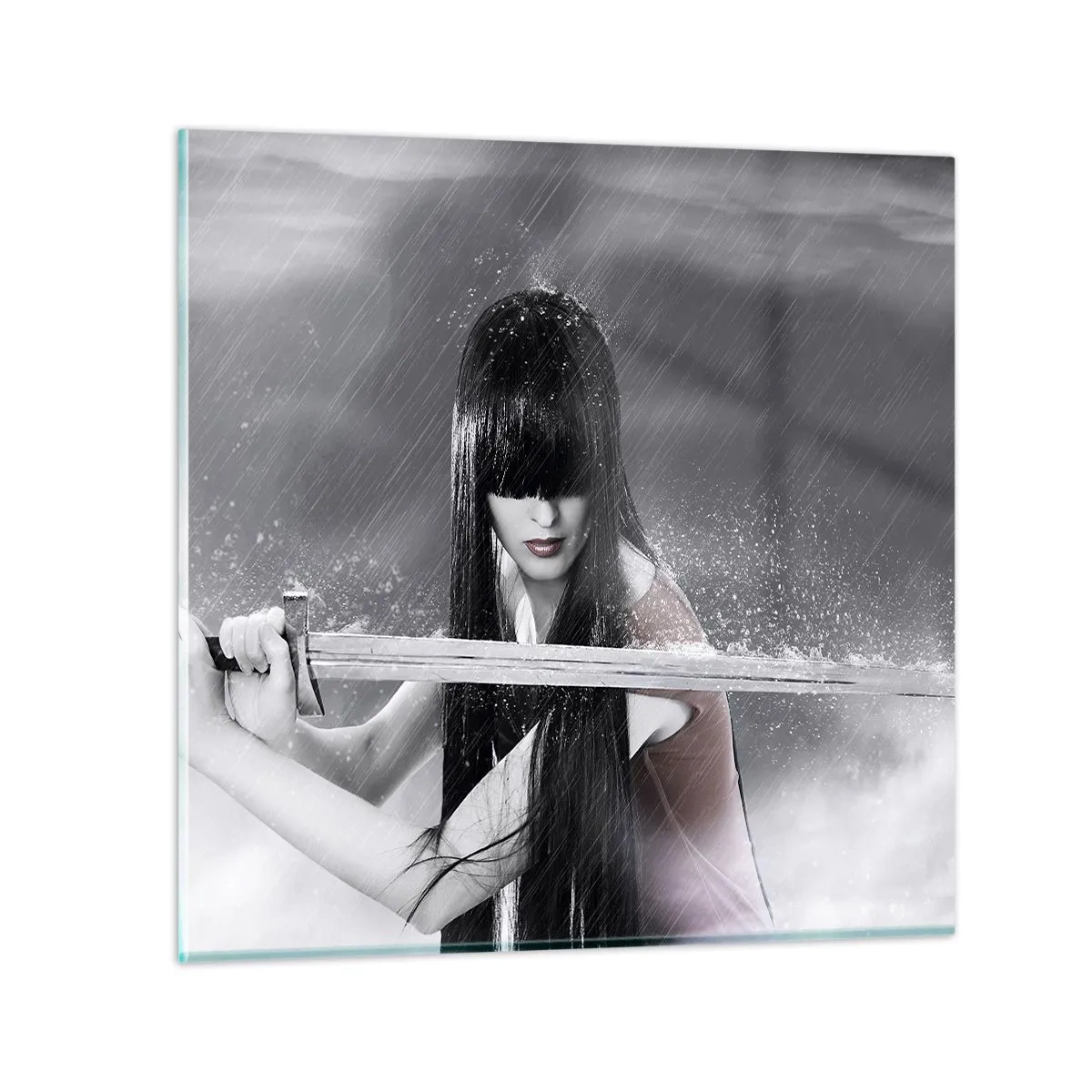 Obraz na szkle - Piękna i niebezpieczna - 60x60 cm