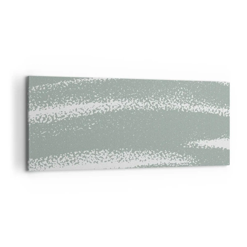 Obraz na płótnie - Abstrakcja w zimowym klimacie - 100x40 cm