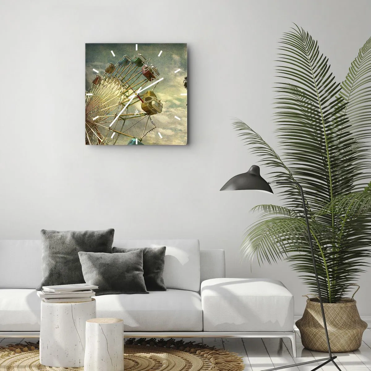 Zegar ścienny - Będzie, będzie zabawa… - 40x40 cm