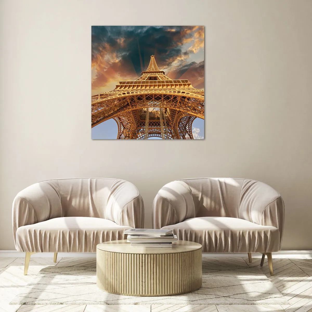 Obraz na szkle - Jak ludzkość sięgnęła nieba - 60x60 cm