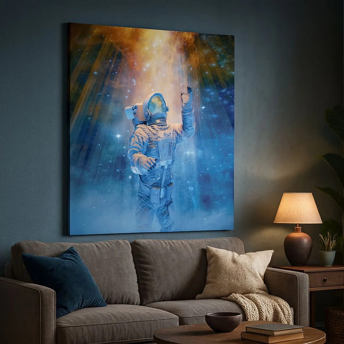 Obraz na płótnie - Wreszcie u celu - 30x30 cm