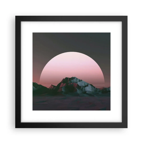 Plakat w czarnej ramie - W sąsiedniej galaktyce - 30x30 cm