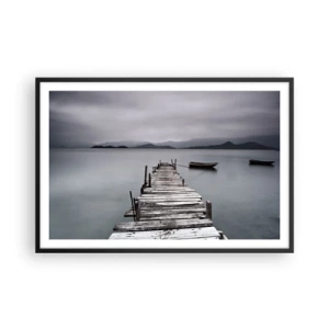 Plakat w czarnej ramie - Jutro możesz ruszać - 91x61 cm