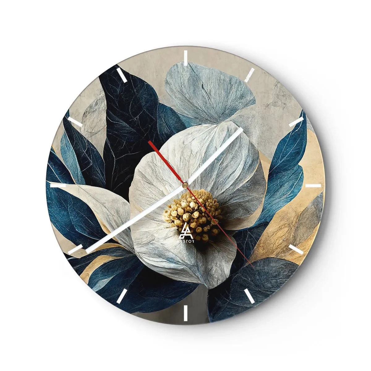 Zegar ścienny - Ma złote serce - 40x40 cm