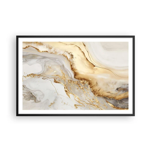 Plakat w czarnej ramie - Abstrakcja: piękno i dobro - 91x61 cm