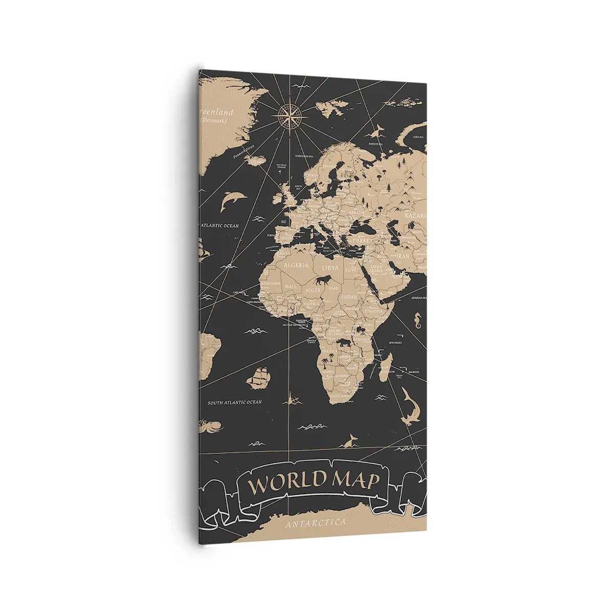 Obraz na płótnie - Granice mojego świata - 65x120 cm