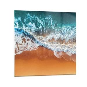 Obraz na szkle - Zawsze w parze - 50x50 cm