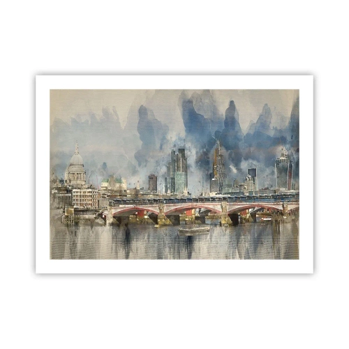 Plakat - Londyn w całej okazałości - 70x50 cm