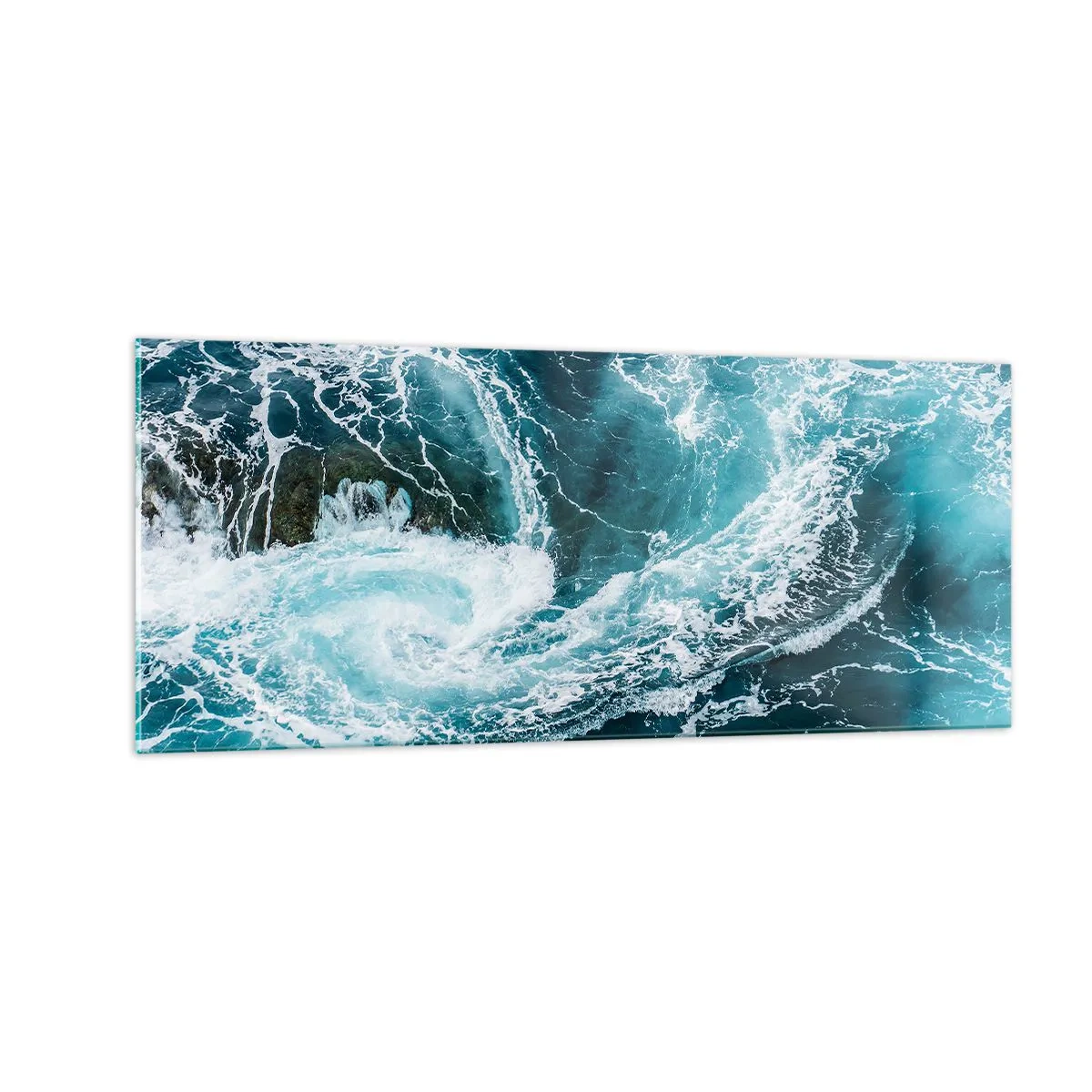 Obraz na szkle - Wrota do wnętrza Ziemi - 100x40 cm