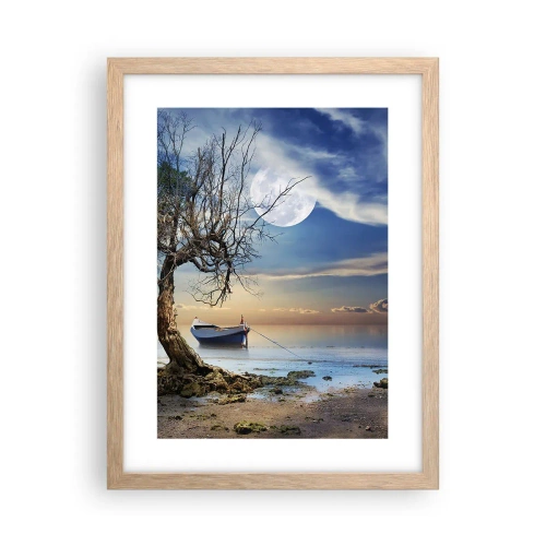 Plakat w ramie jasny dąb - To koniec czy początek? - 30x40 cm