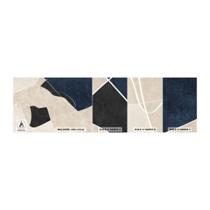 Fototapeta Próbka Standard Eco - Kompozycja abstrakcyjna – kontrast barw - Nowoczesny, Abstrakcja, Sztuka - 100x30 cm