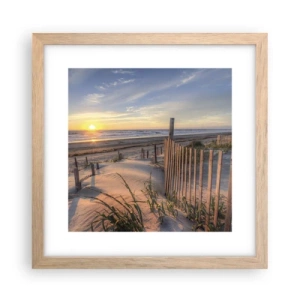 Plakat w ramie jasny dąb - Blask i cień wiatru - 30x30 cm