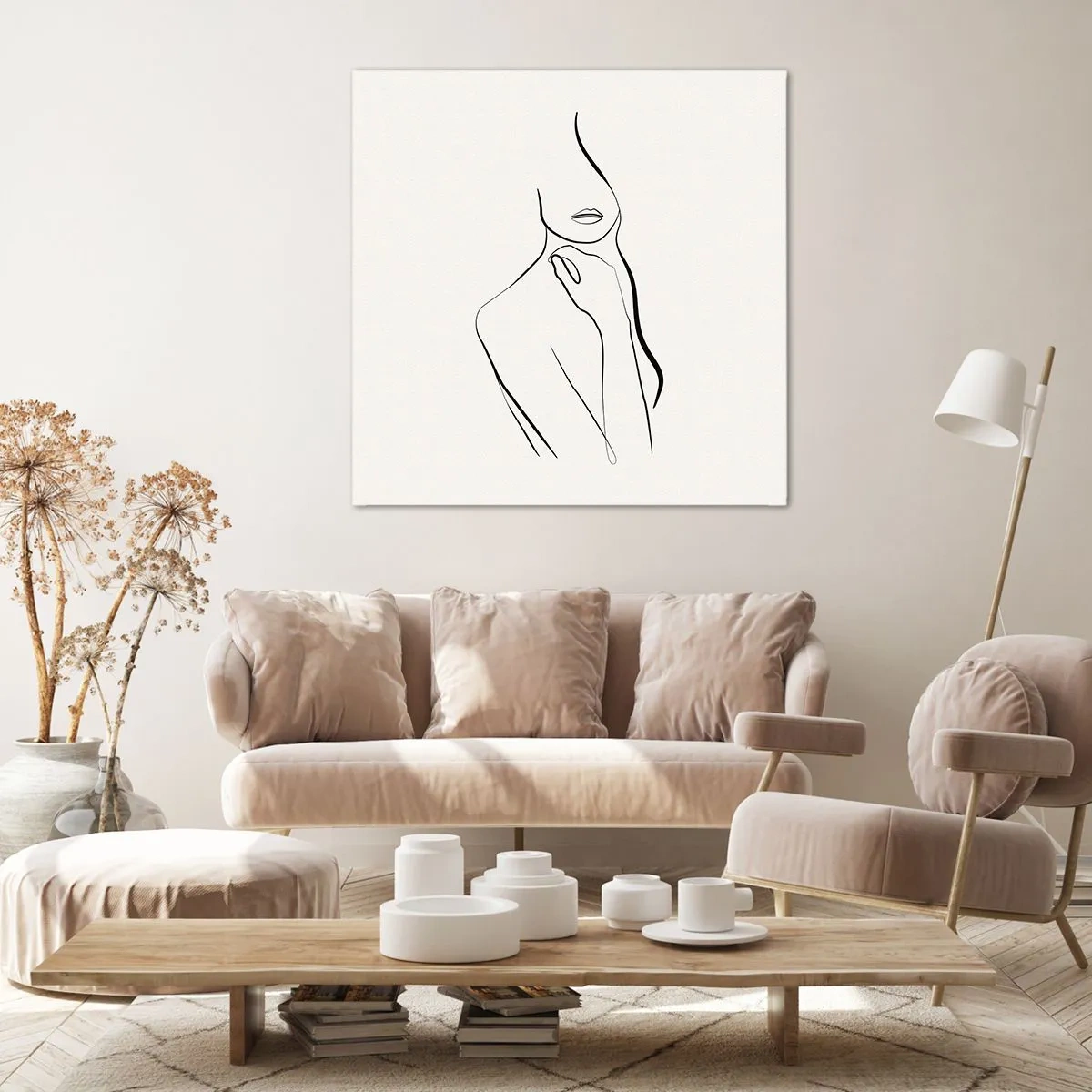 Obraz na płótnie - Fala melancholii - 50x50 cm