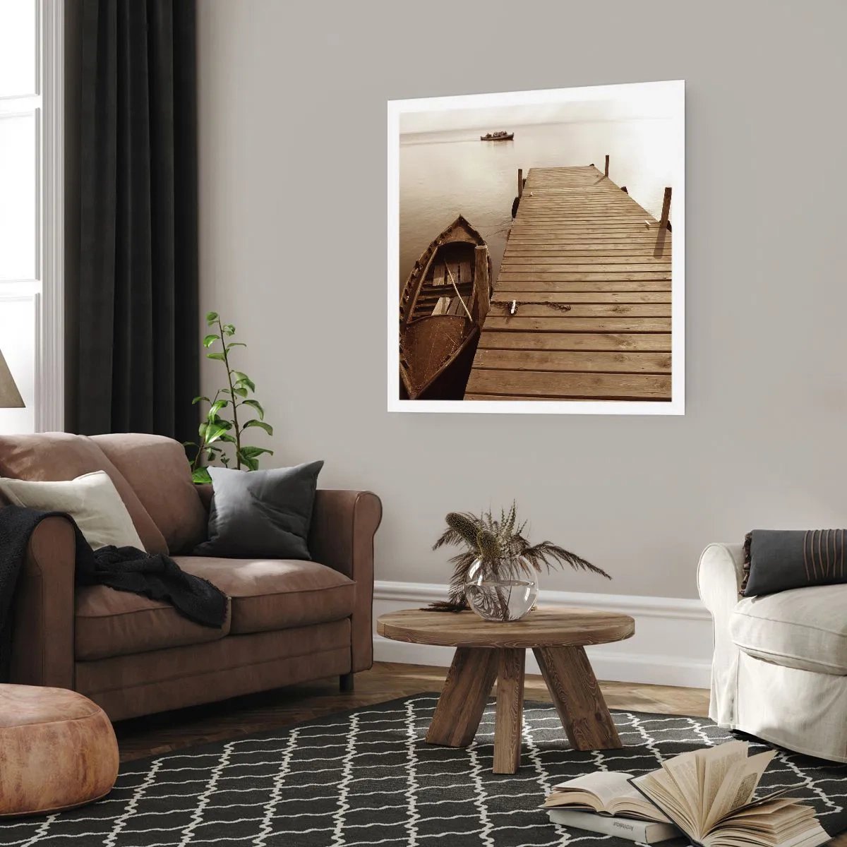 Plakat - Wielki spokój - 60x60 cm