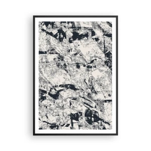 Plakat w czarnej ramie - Przenikanie przeciwieństw - 70x100 cm