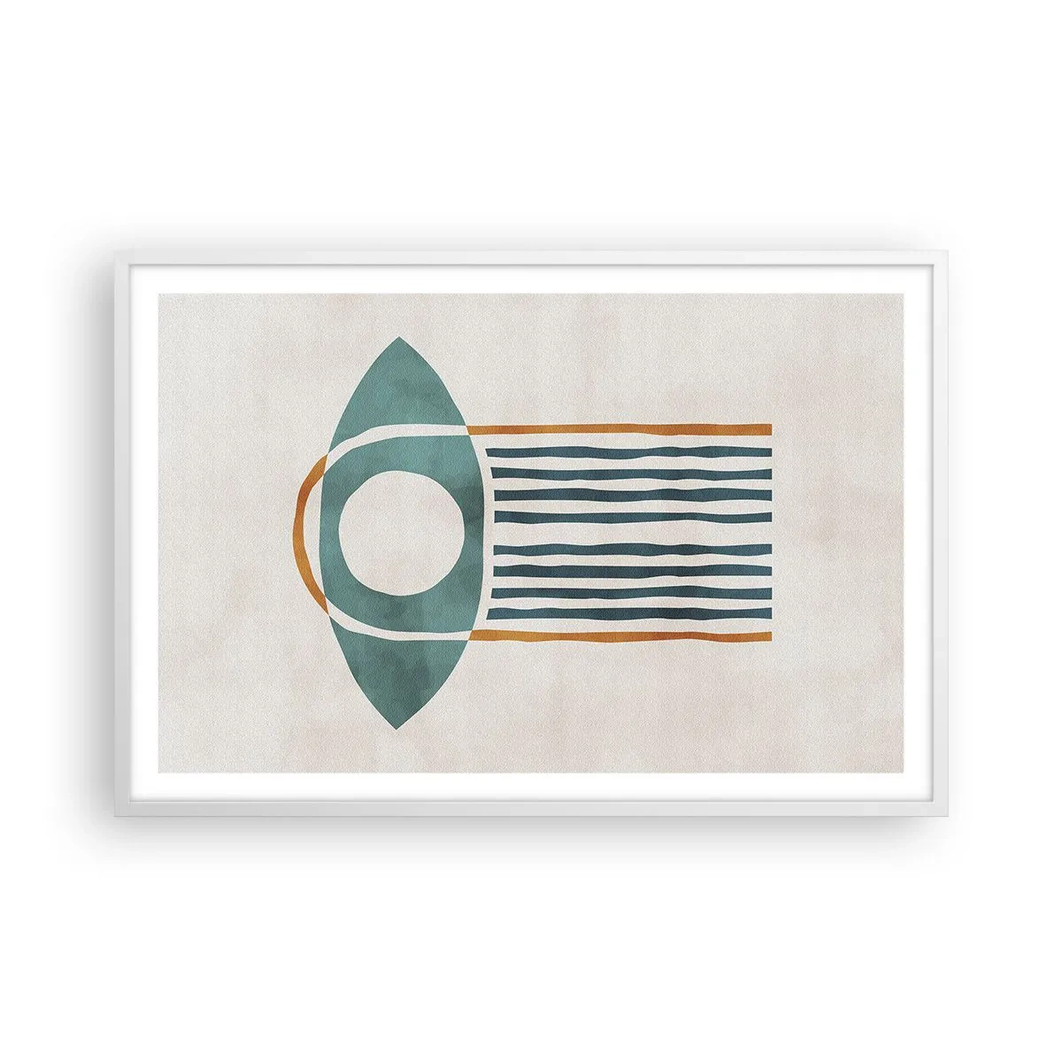 Plakat w białej ramie - Znaki i rytuały - 91x61 cm
