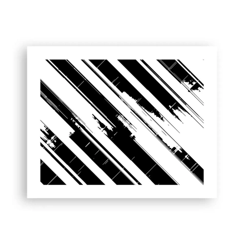 Plakat - Kompozycja intensywna i dynamiczna - 50x40 cm
