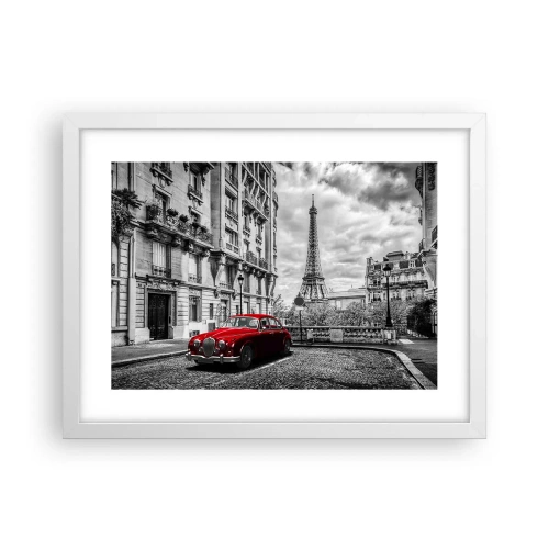 Plakat w białej ramie - Drapieżnik w mieście - 40x30 cm