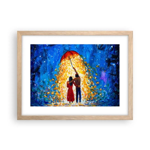 Plakat w ramie jasny dąb - Magia deszczowego wieczoru? - 40x30 cm