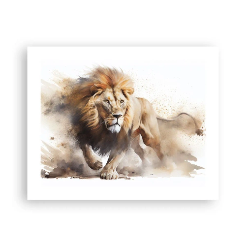 Plakat - Król ruszył - 50x40 cm