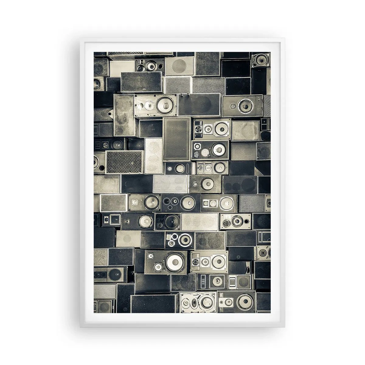 Plakat w białej ramie - I wszystko gra - 70x100 cm