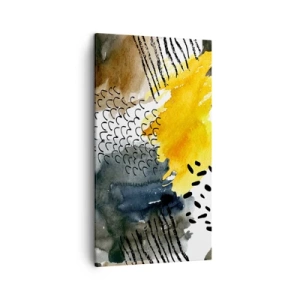 Obraz na płótnie - Spotkanie żywiołów - 45x80 cm