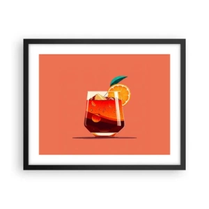 Plakat w czarnej ramie - Letnie orzeźwienie - 50x40 cm