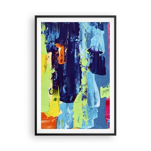 Plakat w czarnej ramie - Życie jest piękne! - 61x91 cm