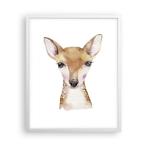 Plakat w białej ramie - Natura niewinności - 40x50 cm