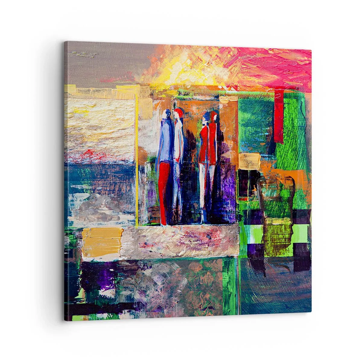 Obraz na płótnie - Relacje i emocje - 60x60 cm