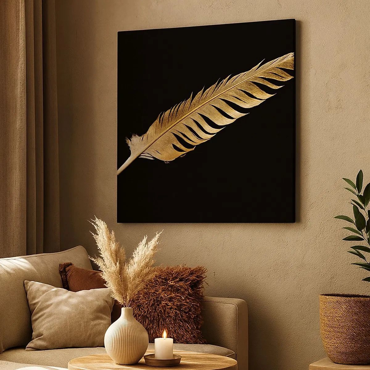 Obraz na płótnie - Nie lada piórem opatrzony… - 30x30 cm