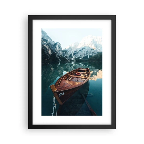 Plakat w czarnej ramie - Jak na szkle malowane - 30x40 cm