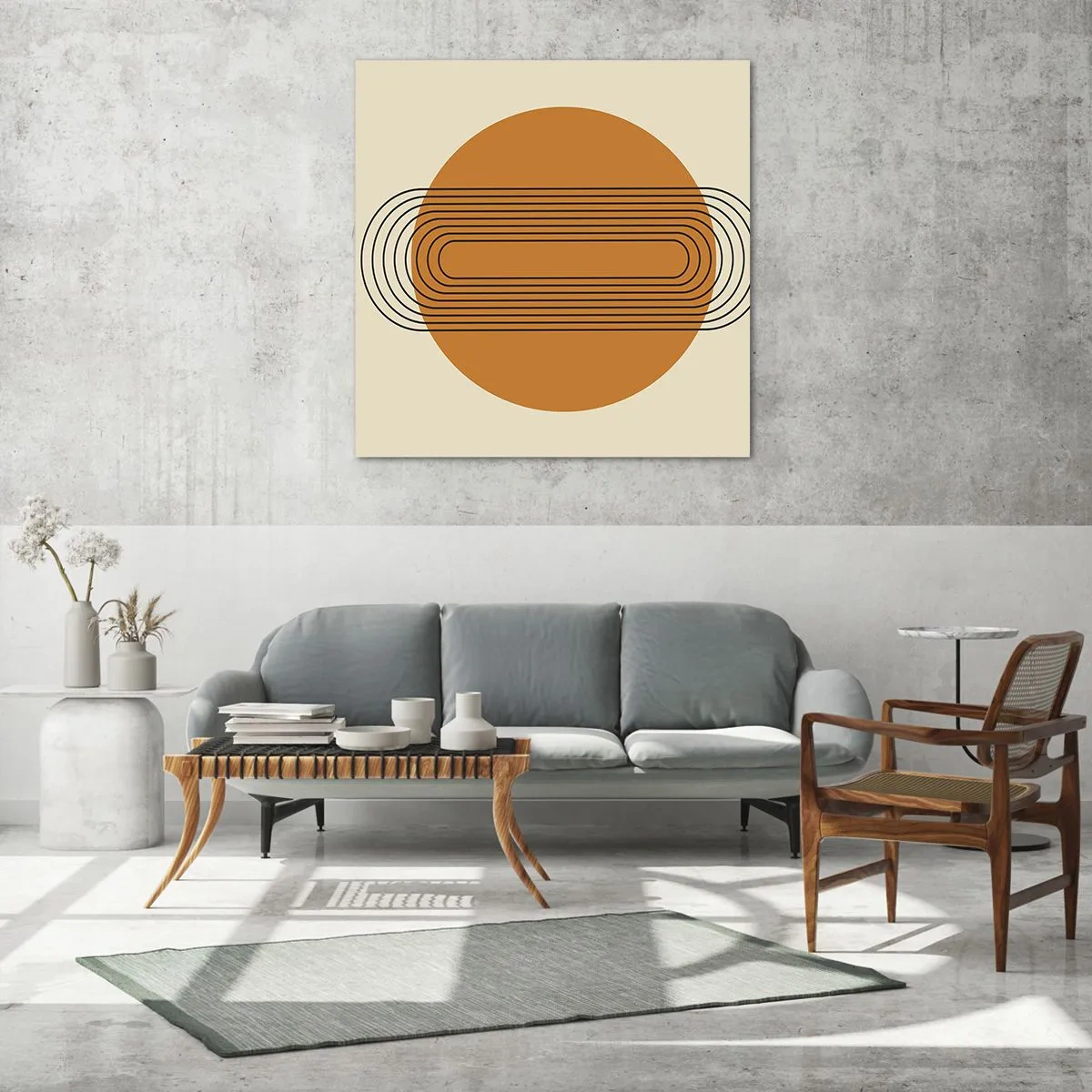 Obraz na szkle - Plan doskonały - 60x60 cm