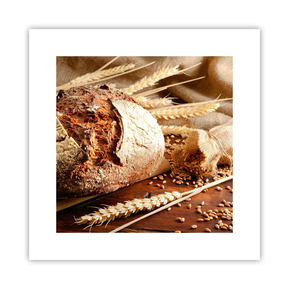 Plakat - Apetyczny, wonny, chrupiący - 30x30 cm