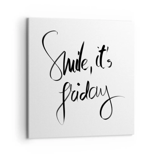 Obraz na płótnie - Prawdziwa radość - 60x60 cm