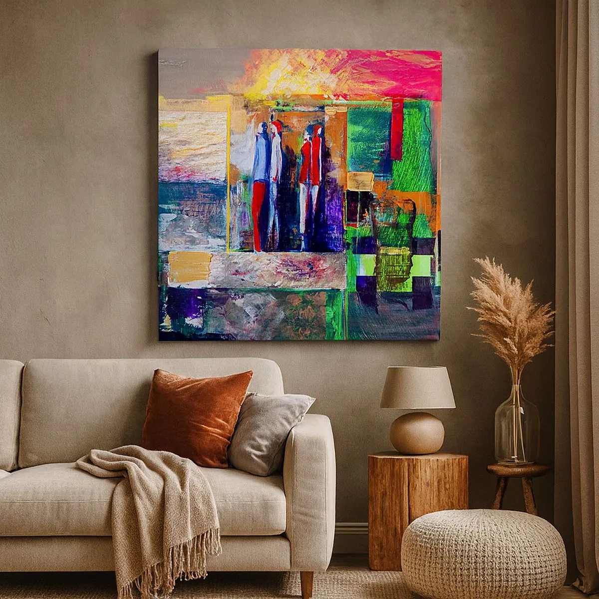 Obraz na płótnie - Relacje i emocje - 30x30 cm