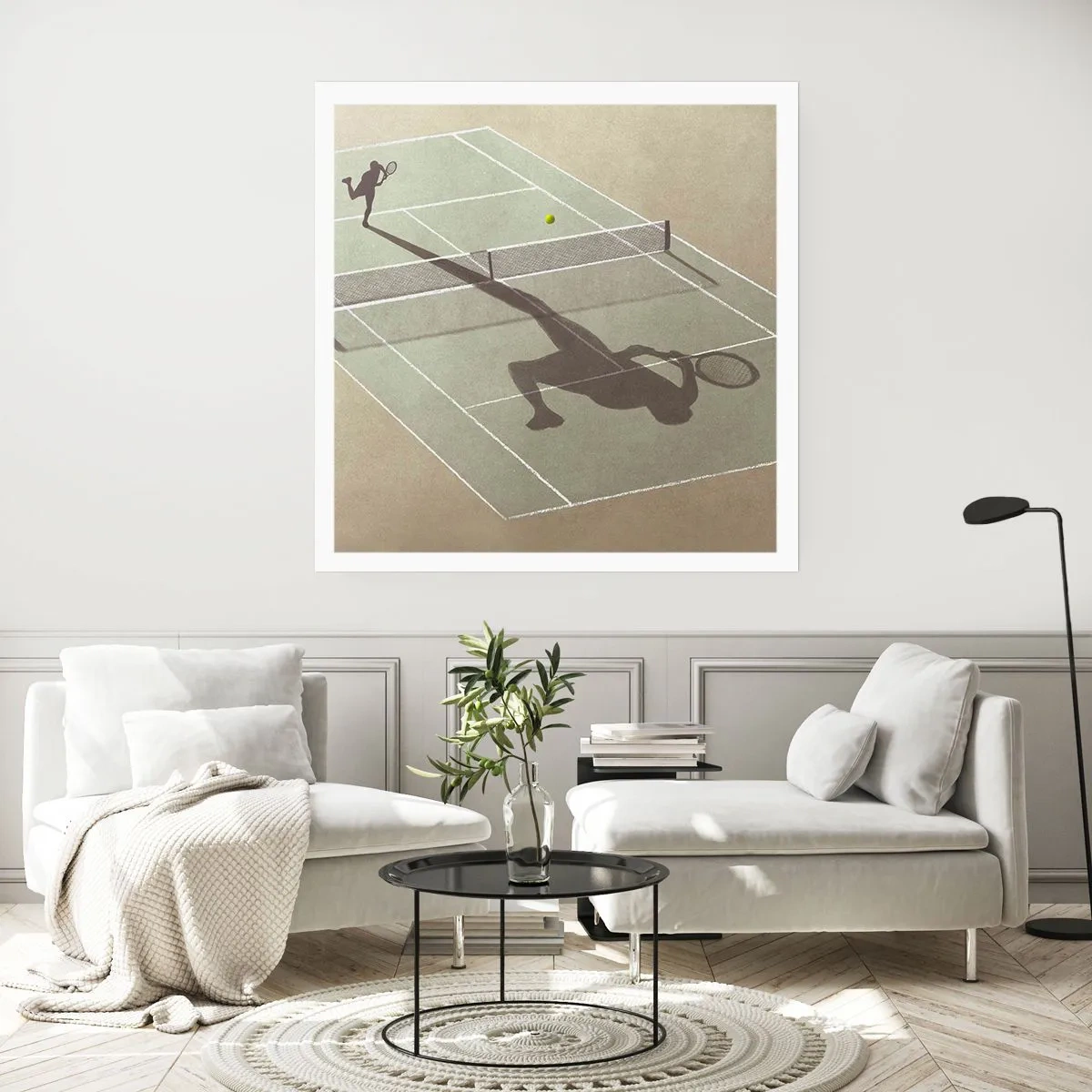 Plakat - Pokonać siebie - 40x40 cm