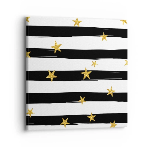 Obraz na płótnie - Wszyscy urodziliśmy się pod szczęśliwą gwiazdą - 40x40 cm