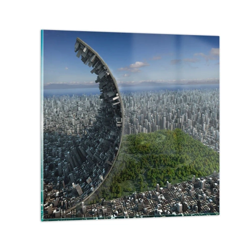 Obraz na szkle - Natura jest wieczna - 70x70 cm